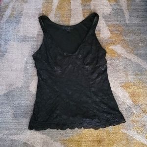 Express Black Lace Blouse